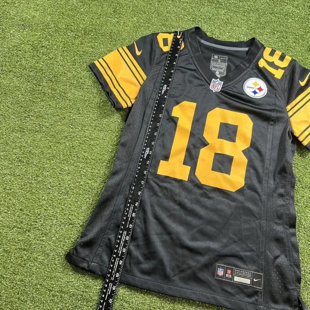Women’s Steelers #18 Custom Named Jersey Size S NWOT